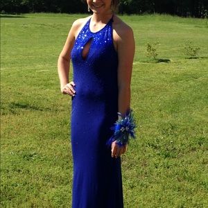 Prom dress that has been worn twice.